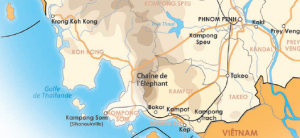 Carte region kampot